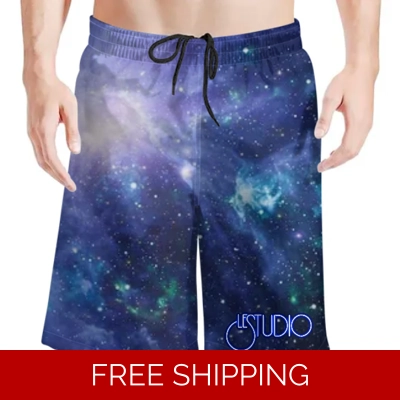 Le Studio Universe Beach Shorts